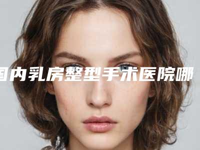 国内乳房整型手术医院哪家好:乳房整型手术医院前50佳名单产生