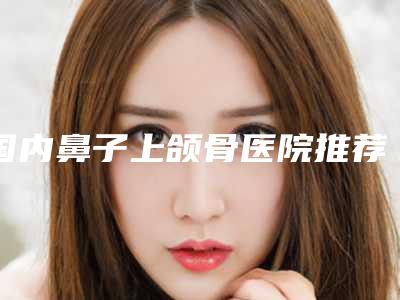 国内鼻子上颌骨医院推荐：鼻子上颌骨医院前50名正式亮相