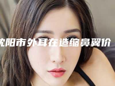 沈阳市外耳在造缩鼻翼价格表新曝光(2025年5月均价为:50988元)